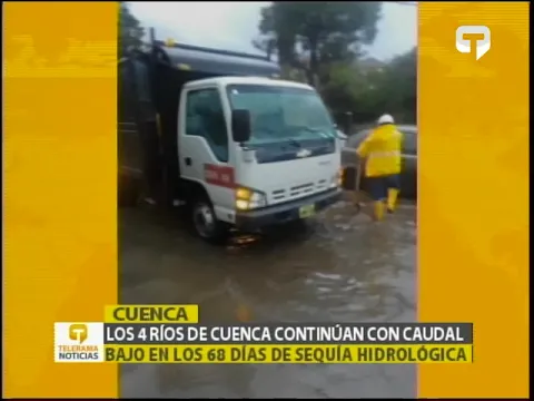 Los 4 ríos de Cuenca continúan con caudal bajo en los 68 días de sequía hidrológica