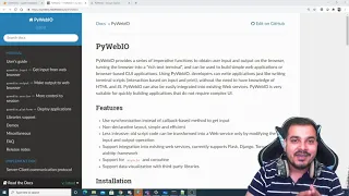 PyWebIO - Creating WebAPP Using Python Without Using HTML And JS