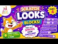 Scratch Programming Part 4 Looks Blocks Explained Make Sprites Talk Change Costumes