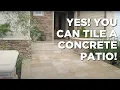 How to Install Tile on a Concrete Patio or Porch - Today s Homeowner with Danny Lipford