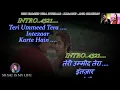 Teri Ummeed Tera Intezar Karte Hain - Full Karaoke With Scrolling Lyrics Eng & हिंदी