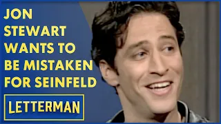 Jon Stewart Would Like To Be Mistaken For Jerry Seinfeld Letterman