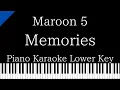 Download Lagu 【Piano Karaoke】Memories / Maroon5【Lower Key】