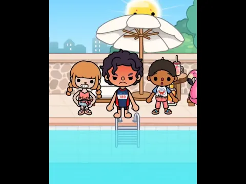 KPLESET DI KOLAM RENANG #tocaboca #tocalife #tocalifeworld #games #shorts