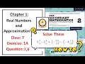 Exercise 1A Question 7 8 solution - Math Class 7 APS Simplify fractions