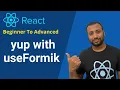 React Bangla Tutorial 35 validate form data using yup with formik