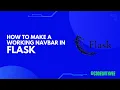 Creating a Functional Navbar in Flask Step-by-Step Tutorial CodeWithVee