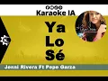 Jenni Rivera - Ya Lo Sé  - Karaoke