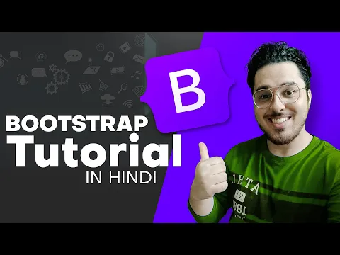 Bootstrap Tutorial In Hindi - YouTube thumbnail