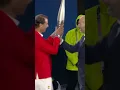 Download Lagu Zinedine Zidane passes Rafael Nadal the torch at the Paris Olympics Opening Ceremony 😍