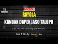 Download Lagu KARAOKE KANDAK DAPEK JASO TALUPO - RAYOLA