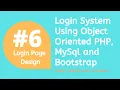 Login Page Design Login System Using Object Oriented PHP MySql Bootsrtap PHP Project