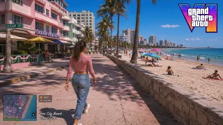 GTA 6 NEW Gameplay Leak Lucia Beach CyberLeek Story Leaks Details Trailer 3 Grand Theft Auto VI