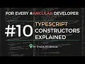 Typescript Tutorial for Beginners in Hindi Constructor in Typescript in Hindi