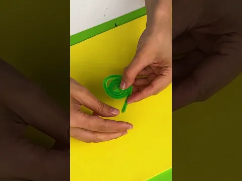 اصنع يرقة منفوشة لطيفة بنفسك 🐛✨