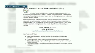 Protect your property Crook County alert system gives owners early warning