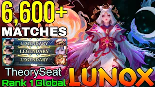 Download Legendary Lunox Insane 6,600+ Matches - Top 1 Global Lunox by TheorySeat - Mobile Legends MP3