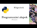 Python alapok Elagazasok