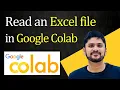 How to Read an Excel file in Google Colab 2025 Amit Thinks