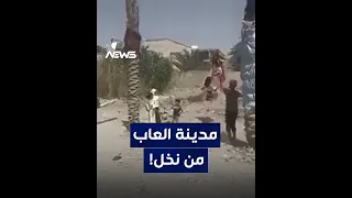 مدينة العاب كاملة من نخل في محافظة الديوانية 