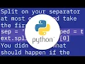 How to remove all characters after a specific character in python