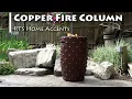 Copper Fire Column by RTS Home Accents