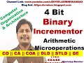 Binary Incrementor 4 Bit Binary Incrementor Arithmetic Microoperations CO CA STLD
