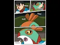 Feathery Tricked n Treat - Decidueye Hawlucha and Toucannon TF por Rex Equinox