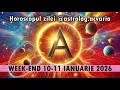 Lagu In papucii celuilalt 🔁 WEEK-END 10-11 IANUARIE 2026 ☯ HOROSCOPUL ZILEI  @astrolog.acvaria ​