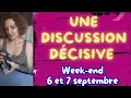 Download Lagu ❤️ UNE DISCUSSION DECISIVE ce week-end 6 et 7 septembre ❤️
