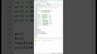 - Program using Bitwise Operators in Python Python Tutorial Praveen Kumar