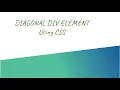 Diagonal Div Element Tutorial CSS Tricks