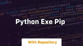python exe pip