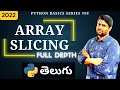Python Array Slicing In Telugu Positive Negative Slicing In Arrays Python In Telugu