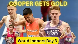 World indoors Cooper Lutkenhaus Wins 800 Gold Keely Hodgkinson Georgia Hunter-Bell dominate