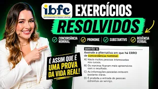 CONCORDÂNCIA, PRONOMES e REGÊNCIA na IBFC: Você acertaria essas questões? 👀