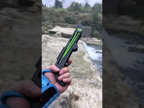 3D printing slingshot | black folding #3dprinting #outdoors #slingshot