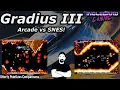 Lagu Gradius III Arcade vs SNES | complete | longplay | commentary