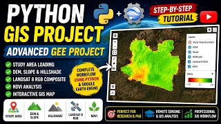 Create Interactive GIS Maps using Python and Google Earth Engine