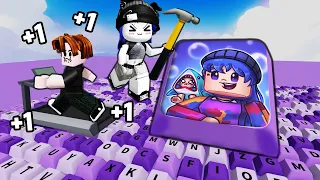 สร้างแมพ+1ความเร็วคีย์บอร์ดเป็นของตัวเอง! | Roblox Build  A +1Keyboard Obby