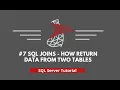 SQL Tutorial - How return data from two tables