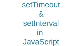 setTimeout vs setInterval in JavaScript Complete Beginner s Guide with Examples