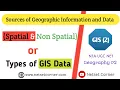 Sources of Geographic Information Data Spatial Non Spatial GIS 2 NTA UGC NET GEOGRAPHY