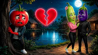 लोकी ने Tomato को दिया धोखा!Vegetable Cartoon Story | Tomato Loki Sabji Cartoon Story