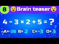Only 1 can solve correct 2026 brain teaser impossible quiz fun puzzle
