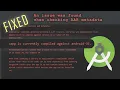 How to fix AAR Metadata Issues in Android updating a library or application s compileSdkVersion