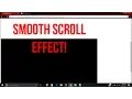 Make SMOOTH SCROLL to a point in WEBPAGE onlclick in