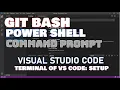 CHANGE TERMINAL IN VS CODE-GITBASH CMD