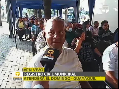Registro civil municipal atenderá el domingo - Guayaquil