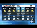 First Alert Weather Extra The Super 7 Day forecast